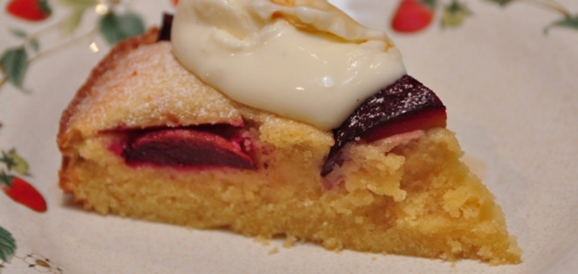 Vincotto Plums and Almond cake